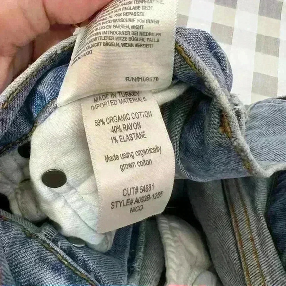 AGOLDE Womens NICO High Rise Slim Fit Jean In Ciffside Sz 26 - Picture 8 of 13